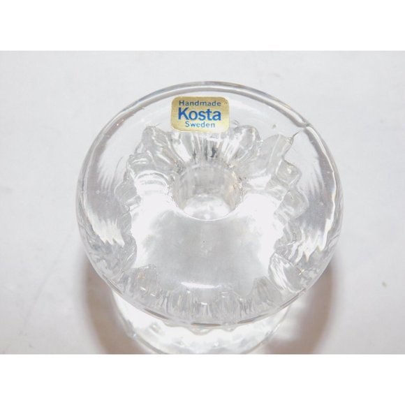 Vintage Kosta Boda Sweden Göran Wärff Rurik 2" Pillar Candle Holder - Picture 6 of 16